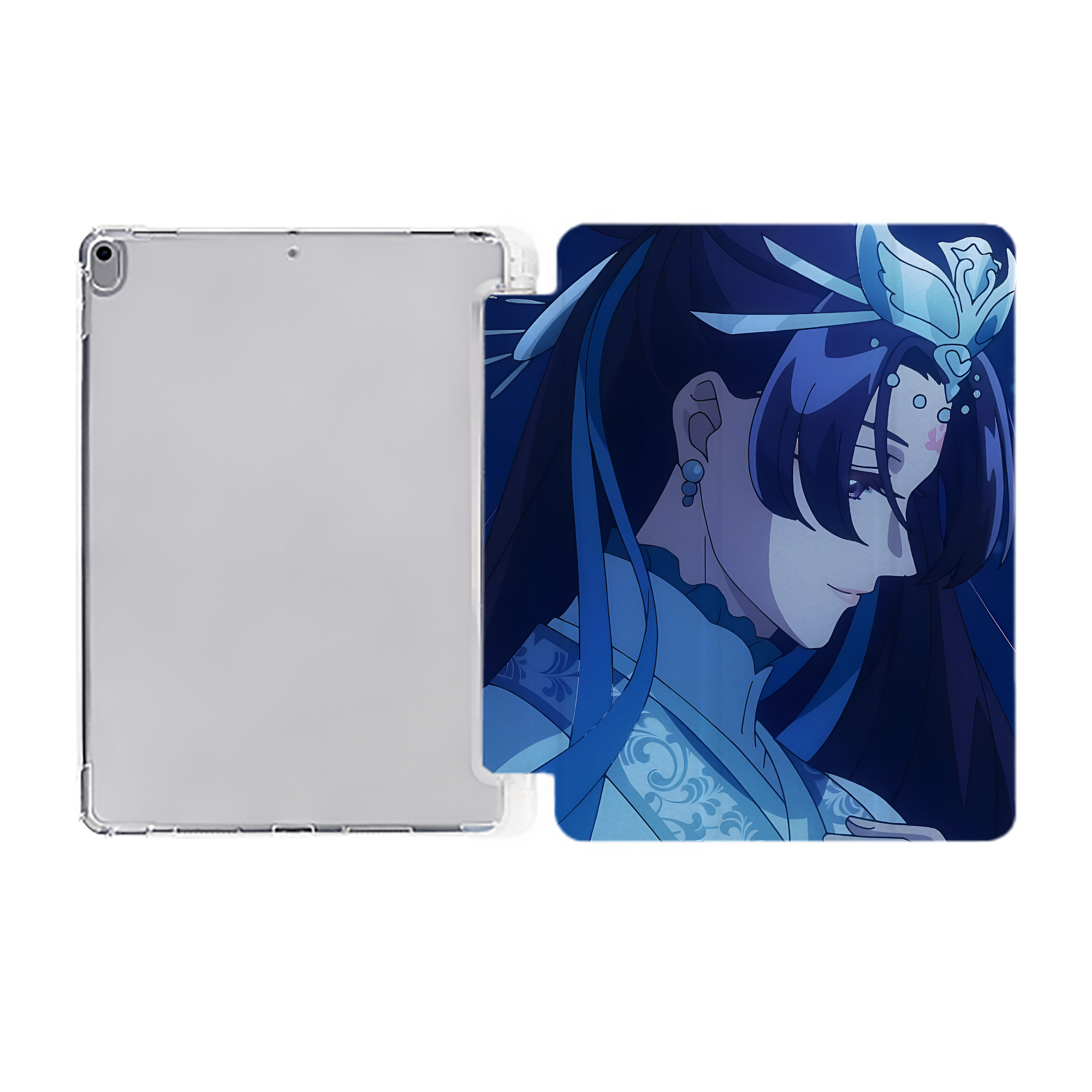 （画像用） 薬屋のひとりごと The Apothecary Diaries IPad ケース ペン収納付き 三つ折りスタンド PUレザー×シリコン 対応機種9.5/10.5/10.9インチ